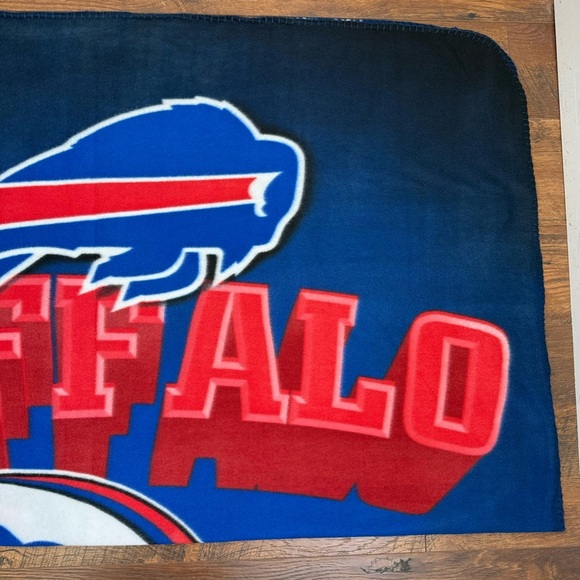Northwest NFL Buffalo Bills Fleece Throw Blanket Size 46 x 60 - Picture 5 of 8